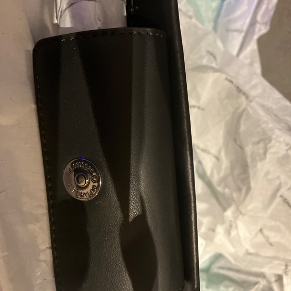 Karl Lagerfeld Paris Savoie Monagram Leather Tote Nwt - Picture 10 of 11